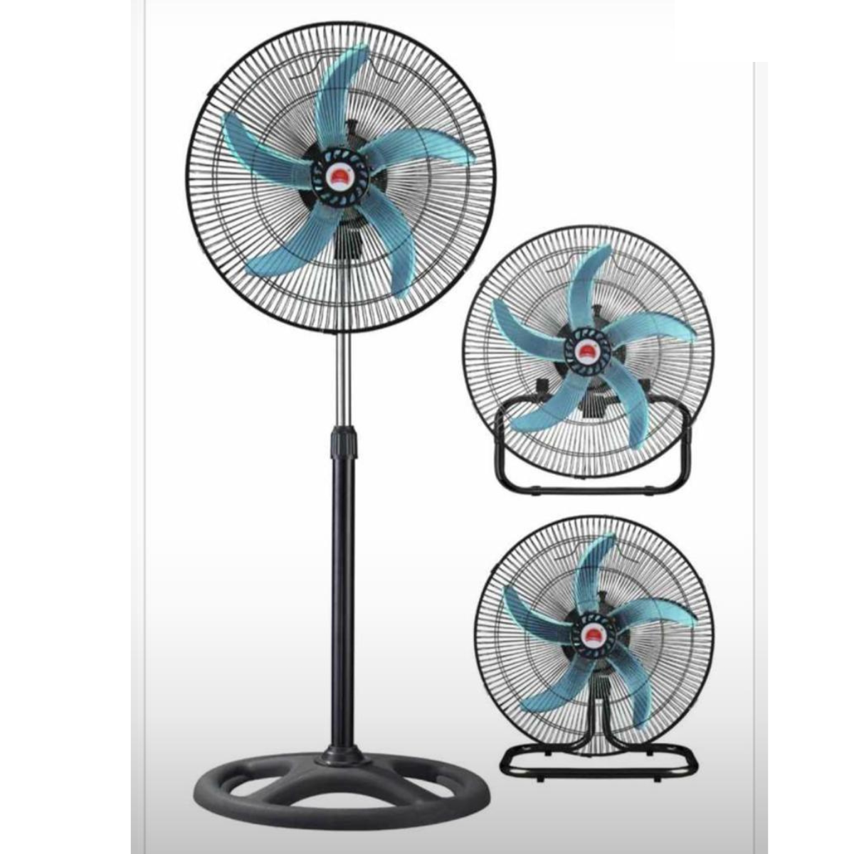 Ventilador Metálico 3 en 1, pack de 2 ud